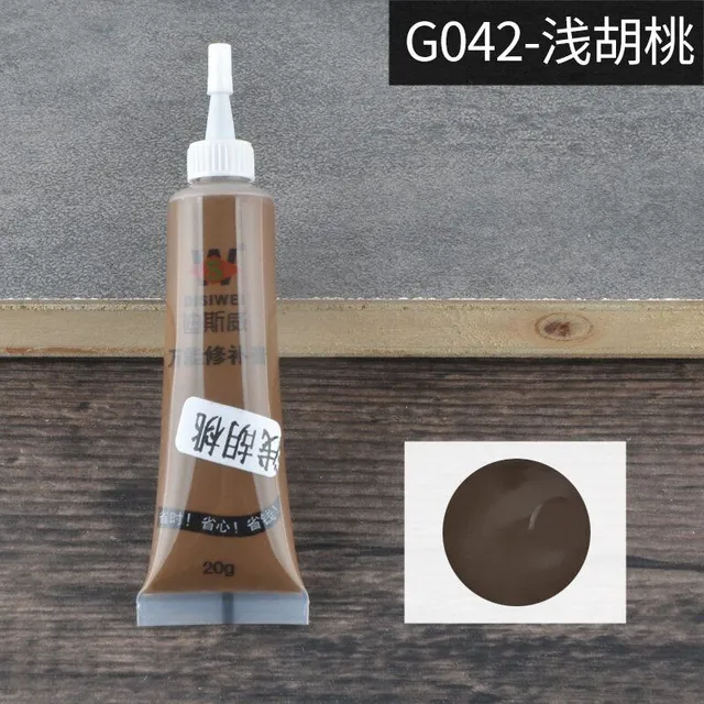 Paste for renovating wooden furniture Paste for wooden floors Quick scratch remover Repair paint 17 colours Furniture wax 20g