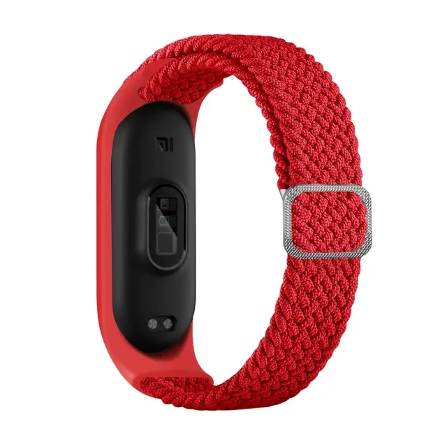 Adjustable elastic belt for Xiaomi Mi Band 7, 6, 5, 4, 3 - Comfortable textile bracelet