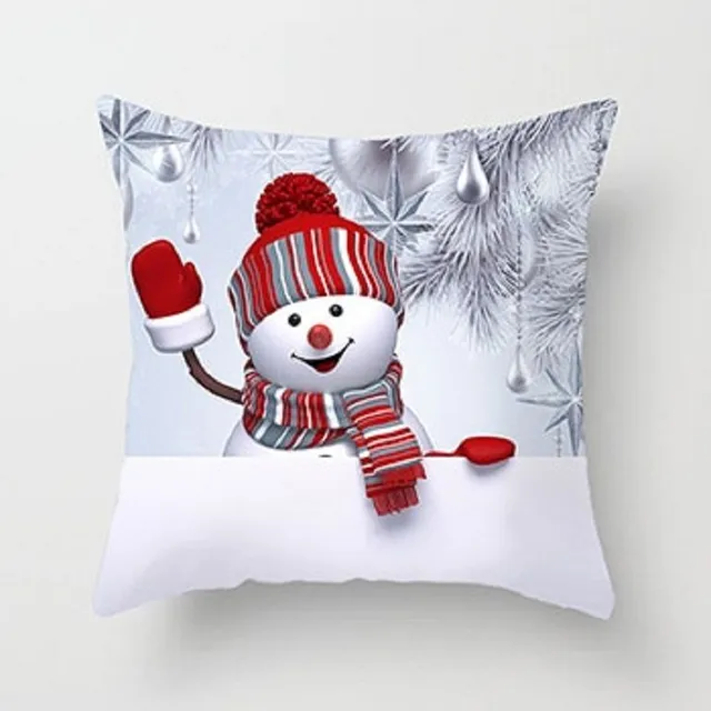 Pillowcase with snowman