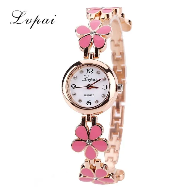 Women's Watch with Flowers
