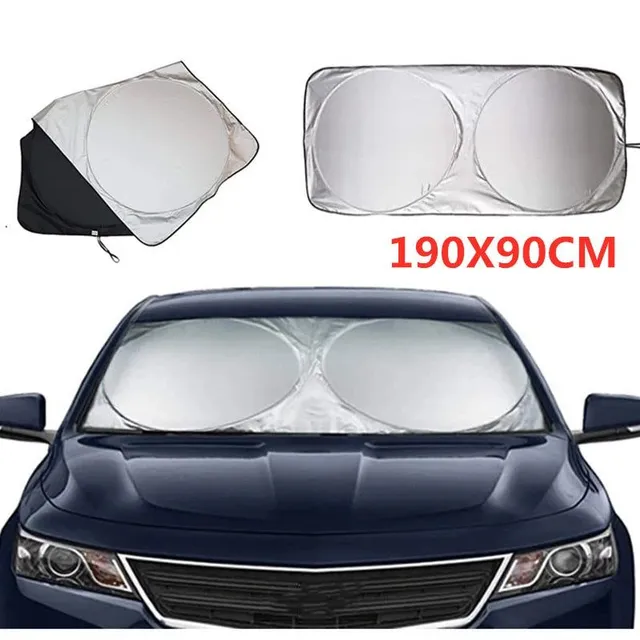 Universal UV Protection Shield Front Rear Car Windshield Sun Visor Visor Windshield Cover Auto Auto Anti Snow Ice