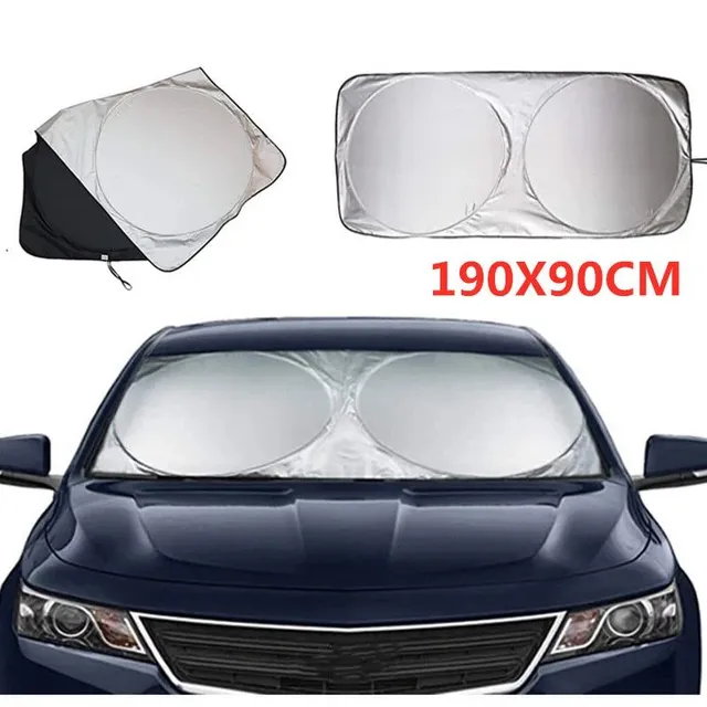 Uniwersalna ochrona przed promieniowaniem UV Osłona przedniej tylnej szyby samochodowej Sun Visor Windshield Cover Auto Auto Anti Snow Ice