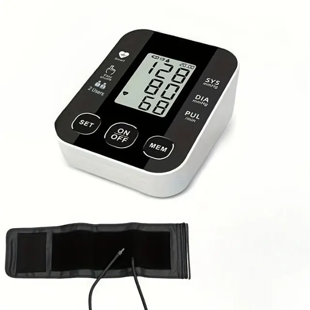 Nagy pontosságú digitális karos vérnyomásmérő otthoni használatra