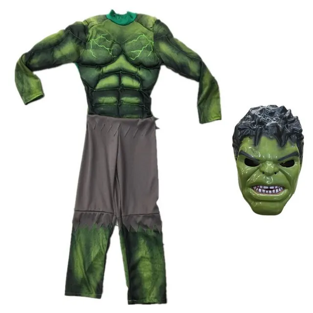 Cosplay Hulk kostým pre deti