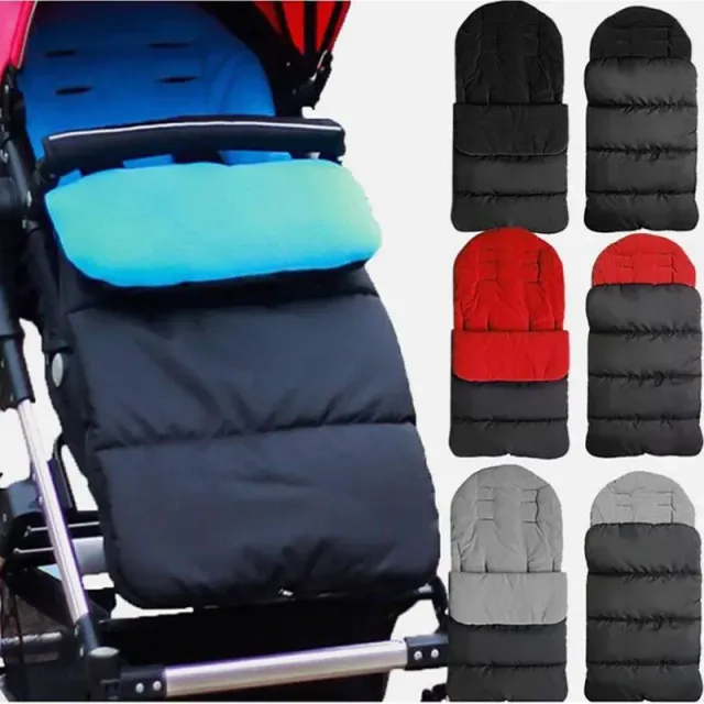 Sac de couchage universel pour poussette avec protection pour les pieds et coussin chaud pour enfants