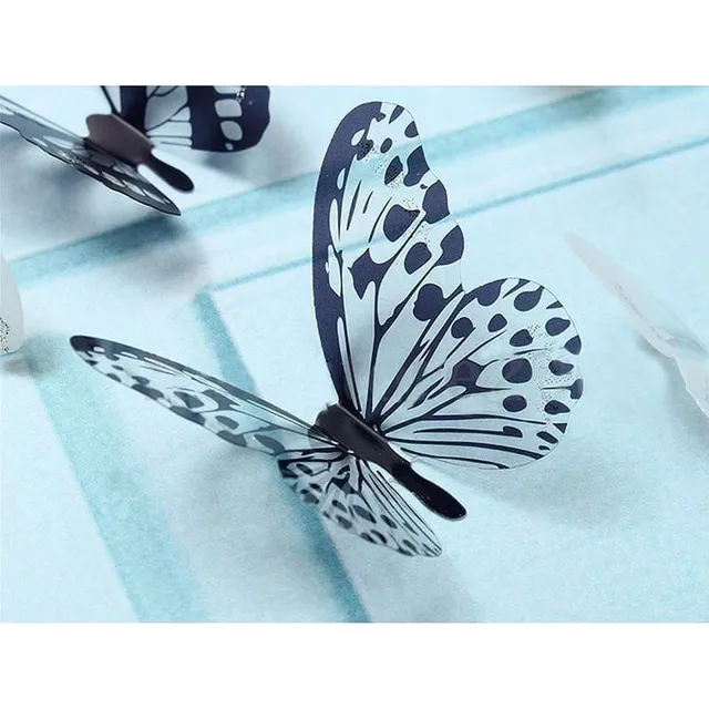 Samolepka na zeď | Motýlci 3D