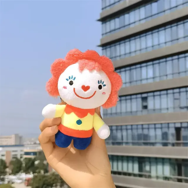 Krative fun stuffed clown with pendant for children - 4 variants Jack