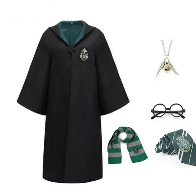 Pelerină vrăjitor/vrăjitoare cu motivul lui Harry Potter - costum pentru copii și adulți