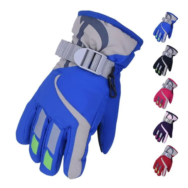 Children's ski gloves of high quality