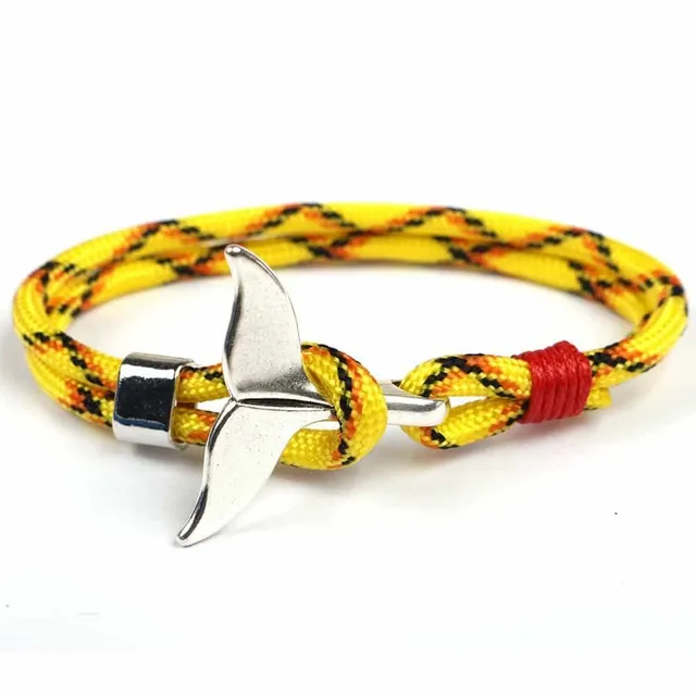 Men's bracelet with anchor pendant