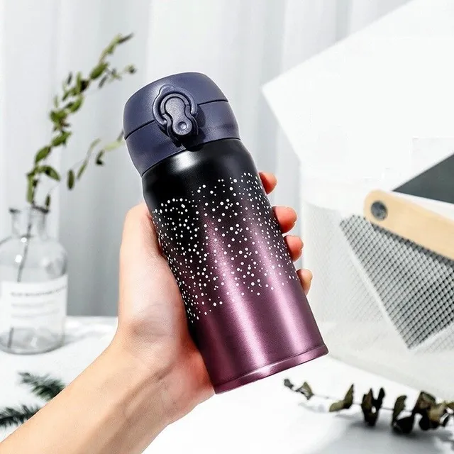 Thermos with polka dots