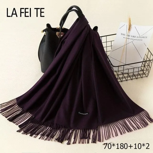 Ladies' cashmere scarf 20 70x180