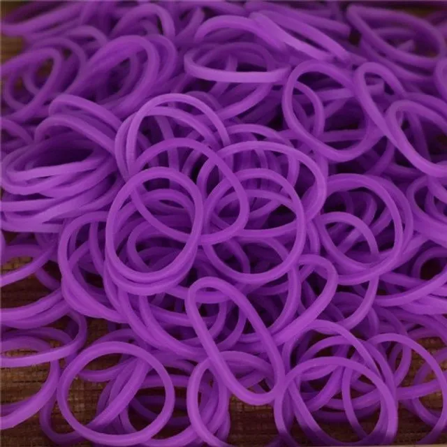 DIY knitting elastics for hair and crafting 300 pcs