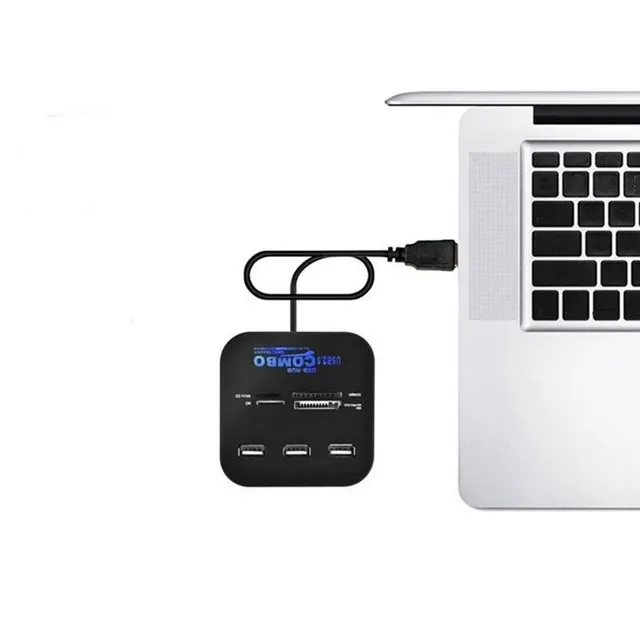 USB HUB a čtečka paměťových karet