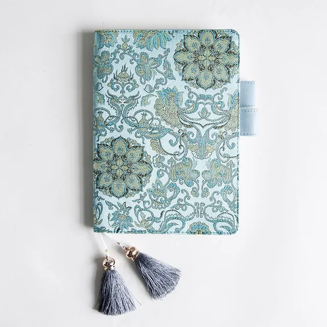 Diary with Japanese fabric cover