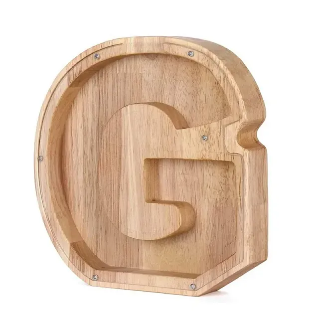 Design box in letter shape - whole alphabet, wood processing