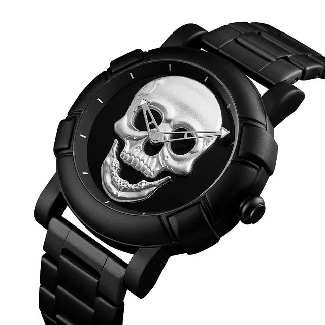 Men's trendy Brandt skull watch