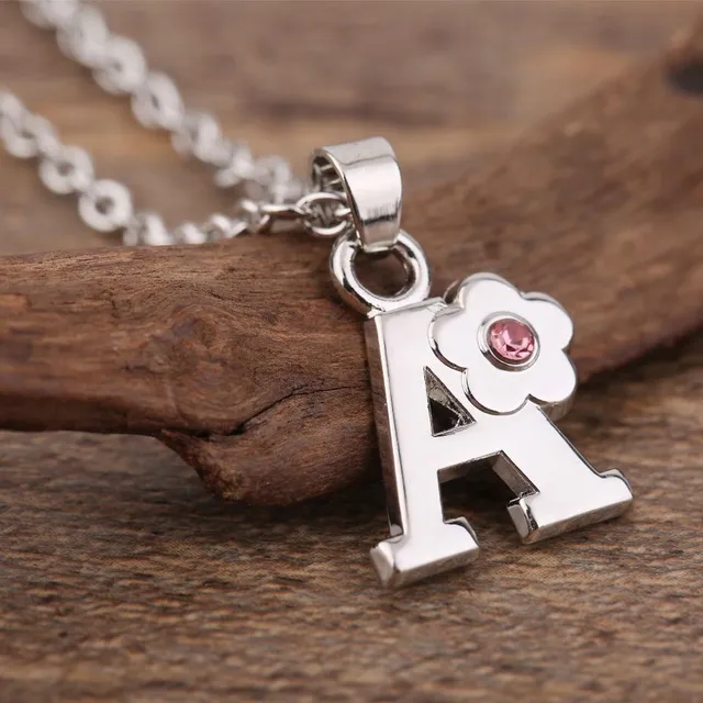 Luxury pendant with initial Amalric