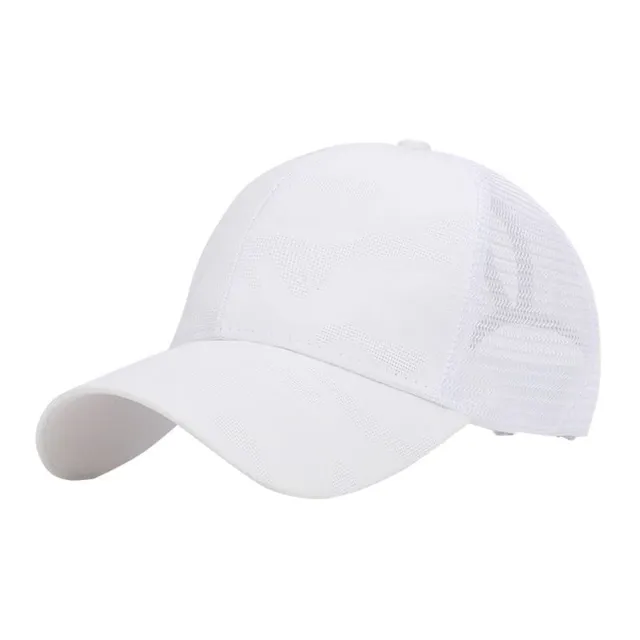 Ladies summer breathable cap with a place for a ponytail