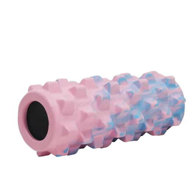 Massage cylinder for muscle relaxation Durable foam cylinder for myofascial massage Roller for exercise Roller for stretching and regeneration of muscles 33 x 12,5 cm