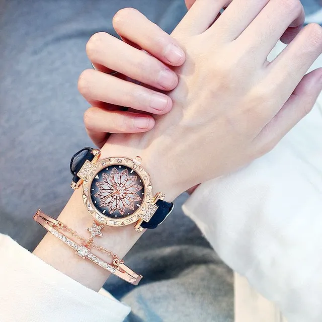 Ensemble Montre + Bracelet Femme Star