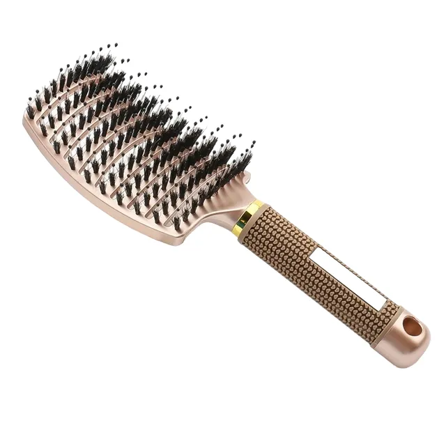 Brosse à cheveux en poils