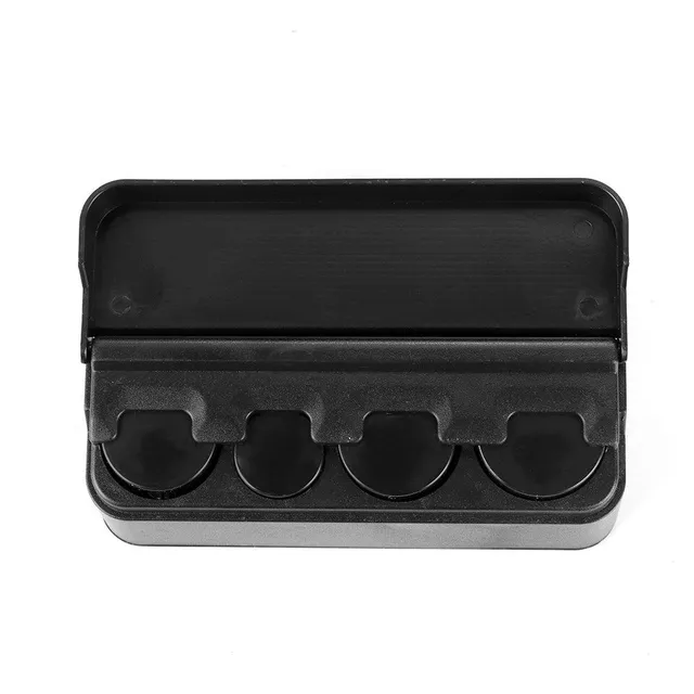 Practical coin holder for car - black