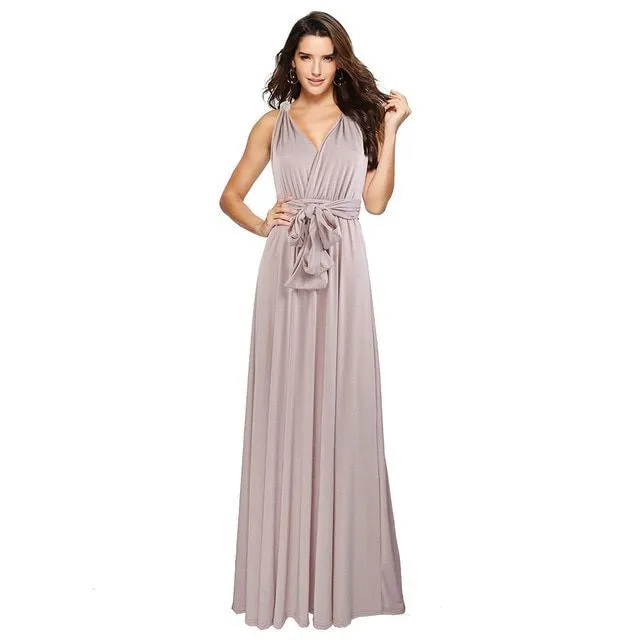 Women's tie-up long dress