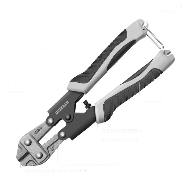 Robust cutting pliers for thick wires and steel rods