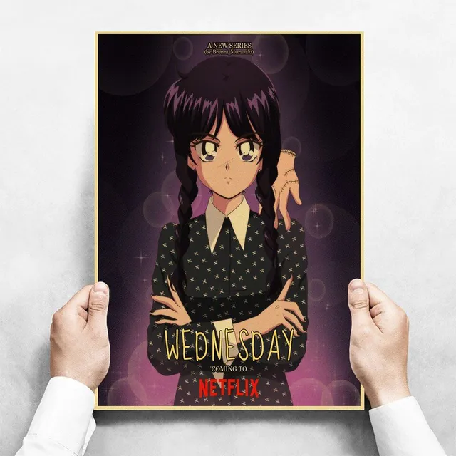 Trendy plakát s motivy seriálu Wednesday