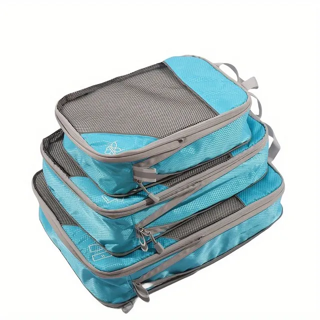 Compression packaging cubes 3 pcs travel organizer on