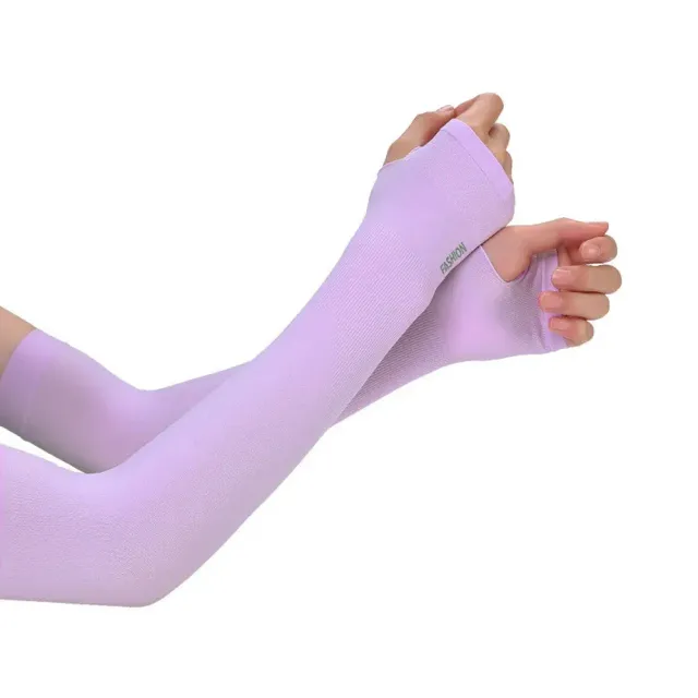 Compression arm warmers with thumb - protection for men and women during outdoor sports