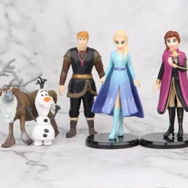 Set de figurine pentru Regatul Gheții Congelate 5pcs-10cm