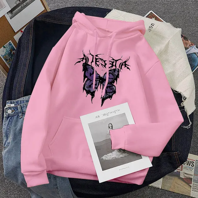 Damska nowoczesna bluza Eliza pink xxl