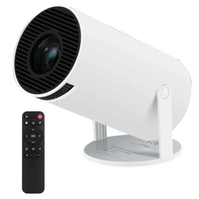 Compact projector with Android 11.0 and dual WiFi connectivity