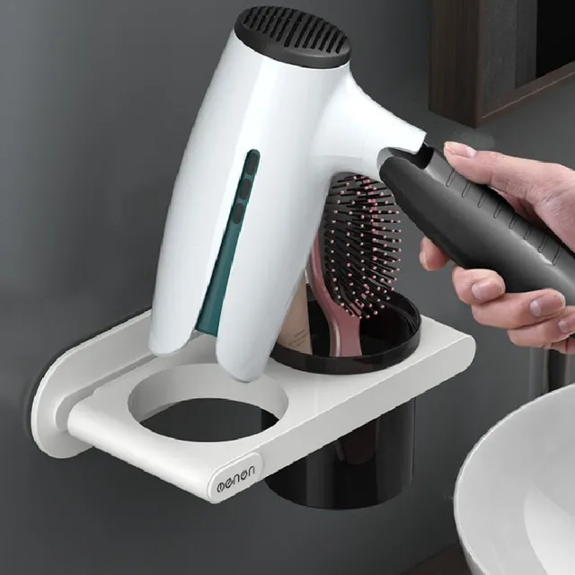 Hairdryer and comb holder for bathroom Barrera