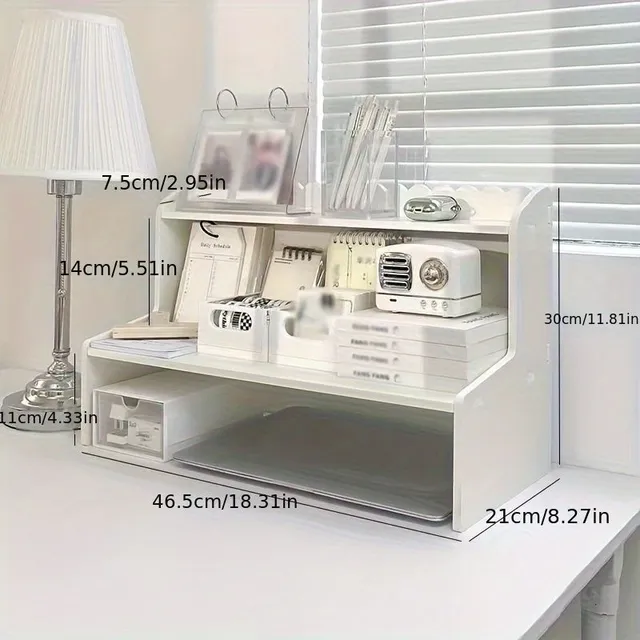 Storage desk stand - Office organizer for home office