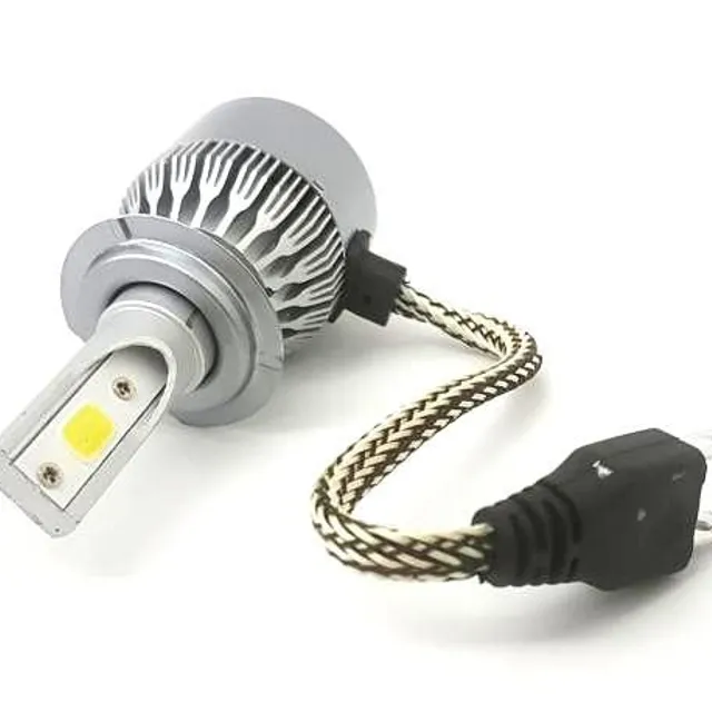 Set 2 becuri LED H7 6000K 36W/3800LM 12V/24V