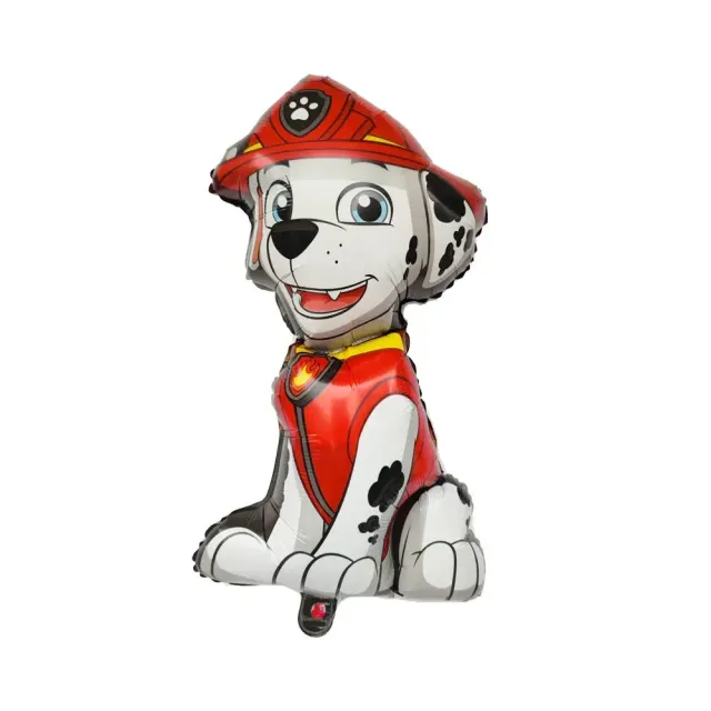 Baloane de aniversare din aluminiu cu personaje din desenele animate Tlapková patrola - Paw Patrol