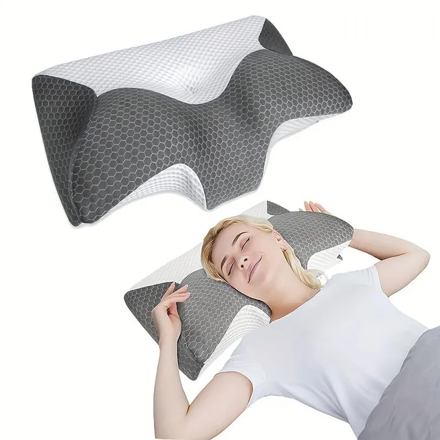 Orthopaedic pillow 2v1 for cervical spine with cooling coating