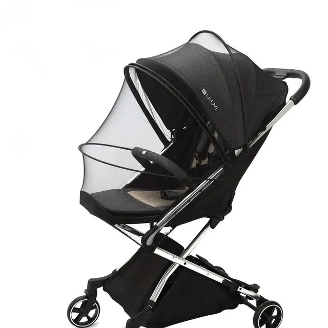 Luxurious modern single-color stylish net with fixed structure for strollers - more colors