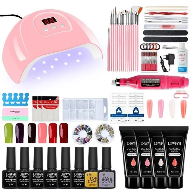 Set for gel nails with UV/LED lamp J287