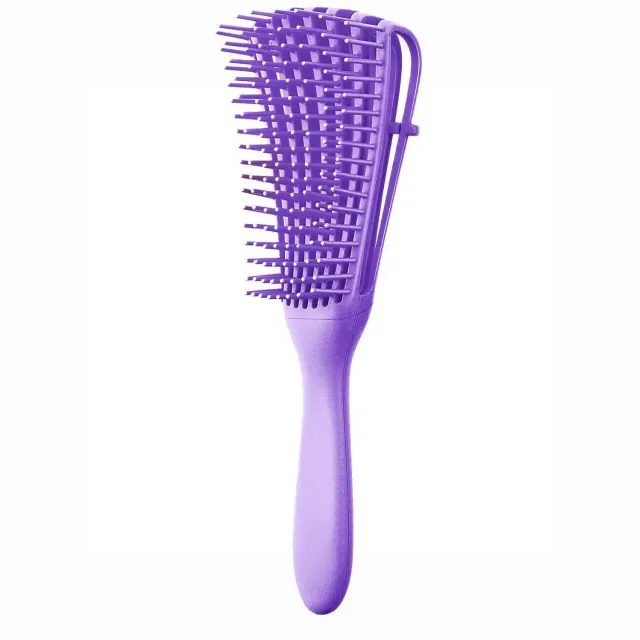 Brosse démêlante avec massage du cuir chevelu pour cheveux bouclés