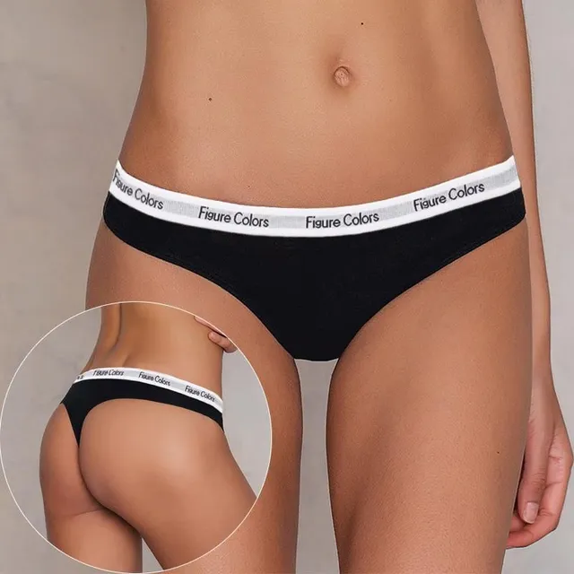 Women's cotton panties - thong