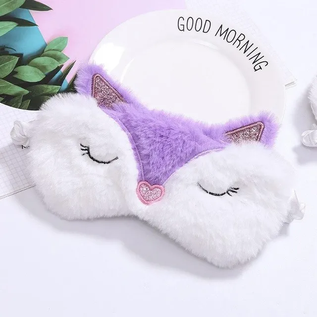 A mask for sleeping with a unicorn