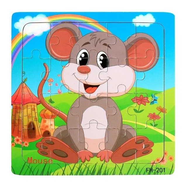 Super puzzle obrazkowe dla dzieci 20 sztuk