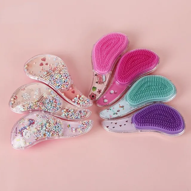 Girl's cute hair brush - different colors