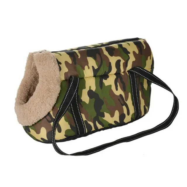 Classic transport bag for small dogs for outdoor travel