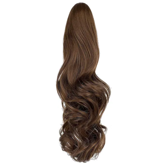 Long straight black wig for women - Wig made of heat resistant synthetic fiber - Ideal for fashionable women