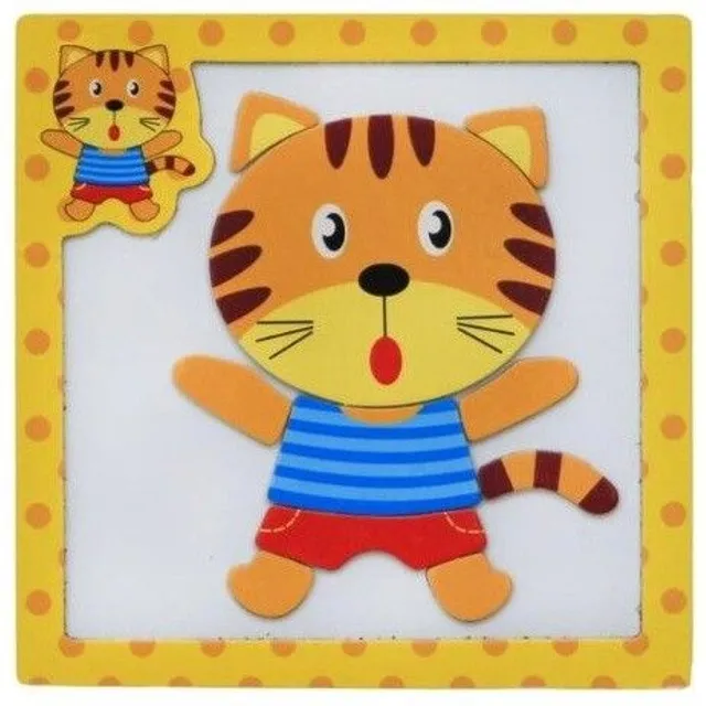 Wooden education puzzle for children Ainsley 1